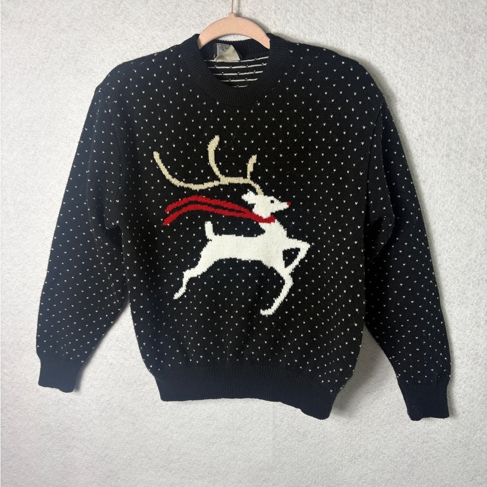 Southern Lady Holiday Reindeer Sweater  Size Large